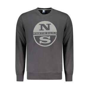 North Sails Black Cotton Men Men's Sweatshirt